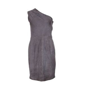 Jimmy Choo for H&M One shoulder suede dress